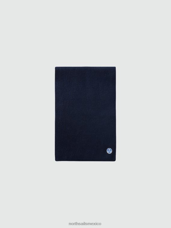 bufanda acanalada hombres Azul marino North Sails accesorios 020NL971