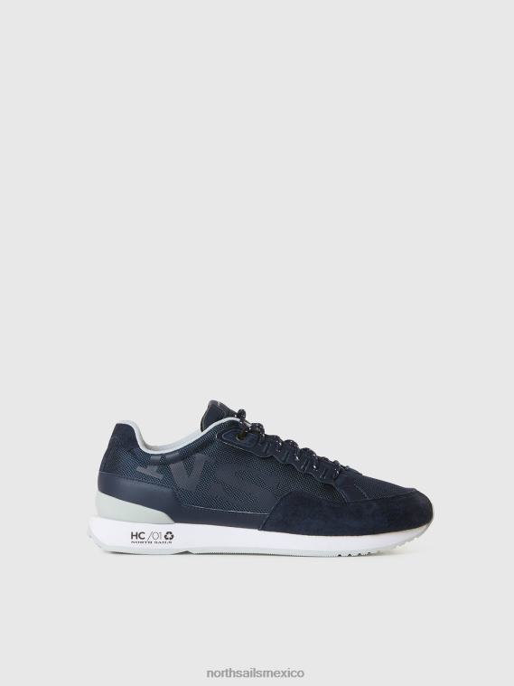 tenis con logo de enganche hombres Azul marino North Sails calzado 020NL432