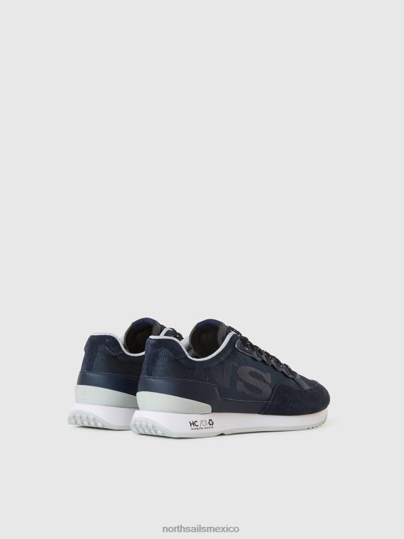 tenis con logo de enganche hombres Azul marino North Sails calzado 020NL432