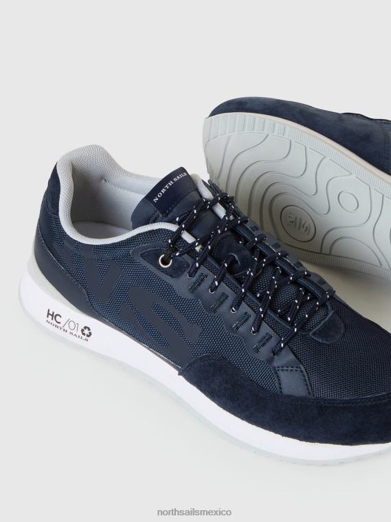 tenis con logo de enganche hombres Azul marino North Sails calzado 020NL432