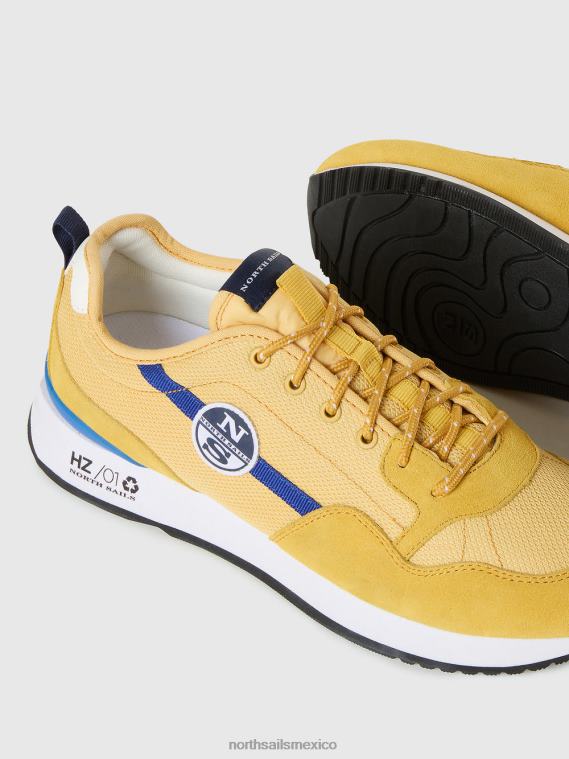 tenis lisos horizonte hombres amarillo North Sails calzado 020NL435