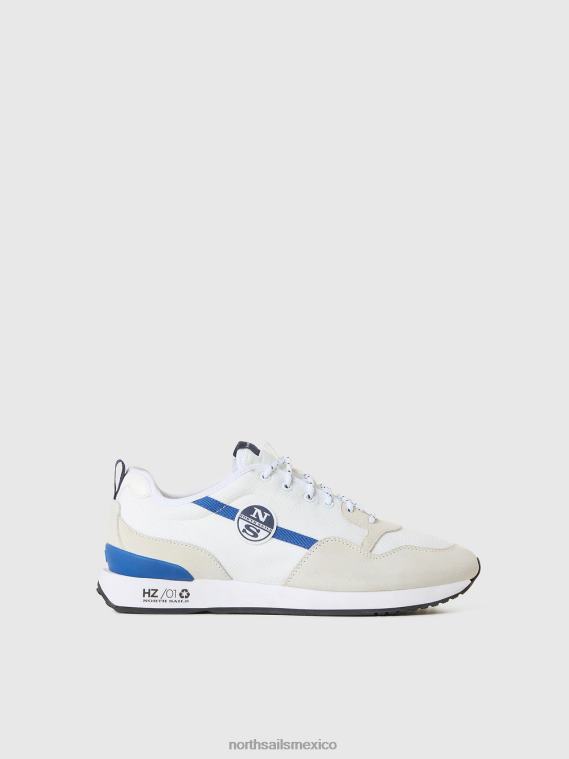 tenis lisos horizonte hombres blanco North Sails calzado 020NL434
