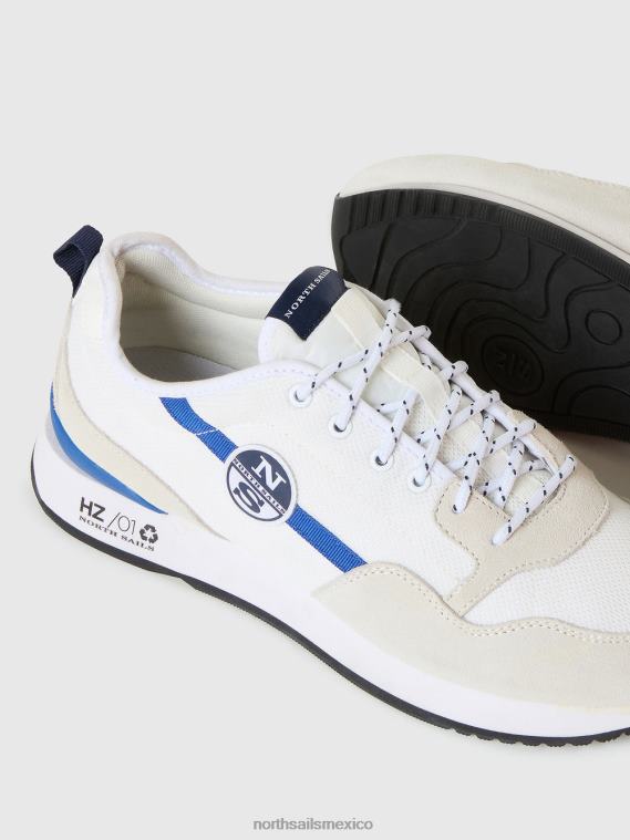 tenis lisos horizonte hombres blanco North Sails calzado 020NL434