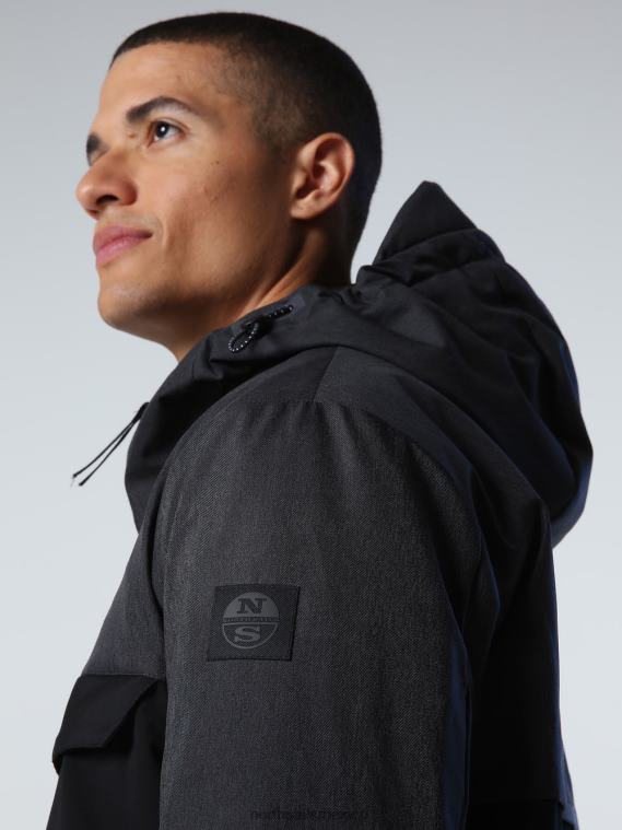 parka con spray hombres combinación 1 North Sails ropa 020NL720