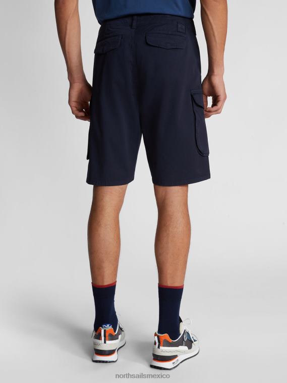 pantalones cortos cargo de gabardina ranger 1937 hombres Azul marino North Sails ropa 020NL1085