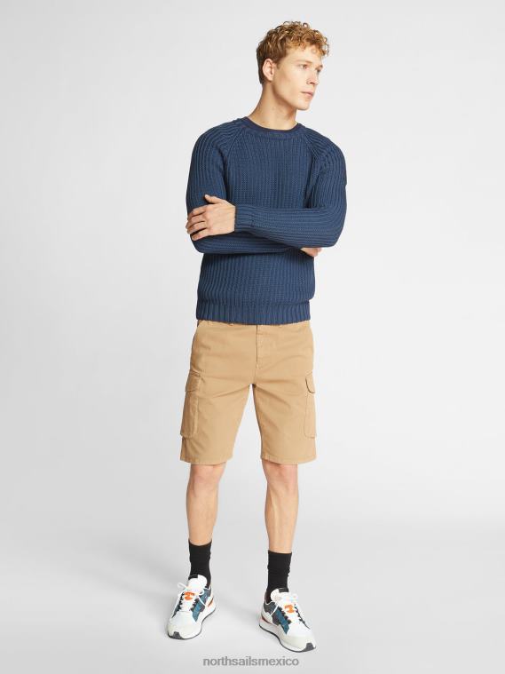 pantalones cortos cargo de gabardina ranger 1937 hombres camello North Sails ropa 020NL1083