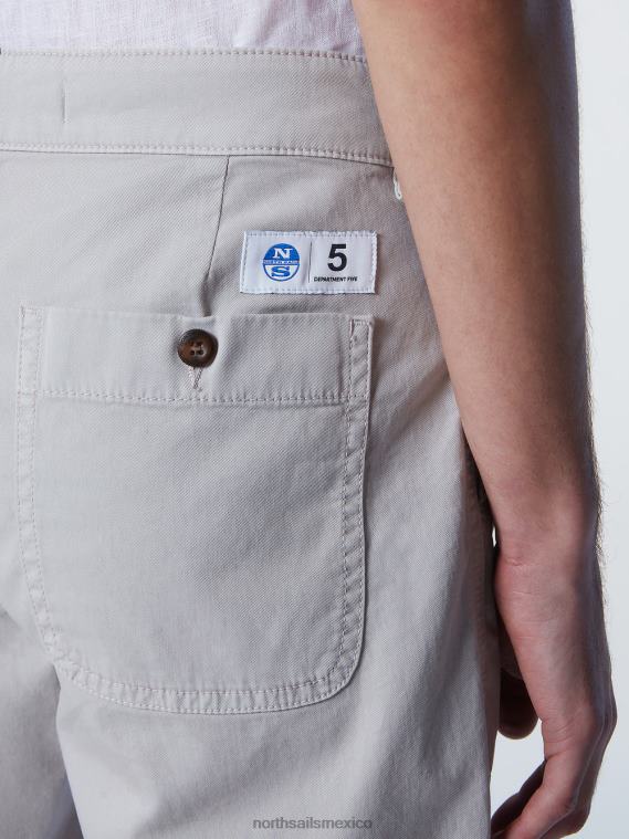 pantalones cortos chinos fatigados hombres paloma North Sails ropa 020NL339