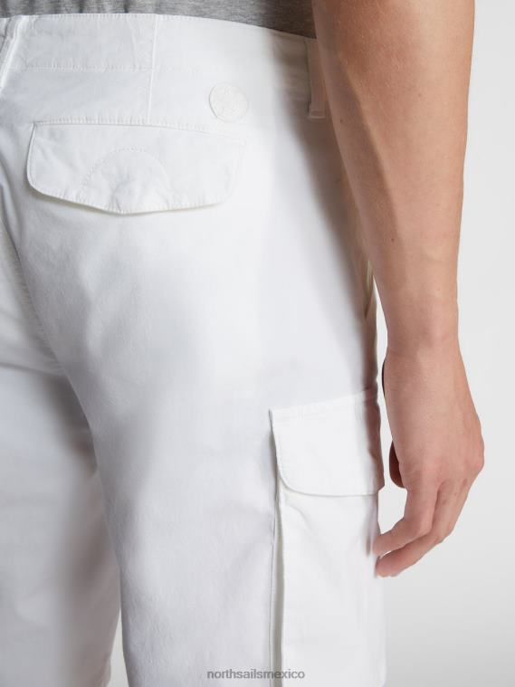 shorts cargo de popelina ranger 1937 hombres blanco North Sails ropa 020NL1165
