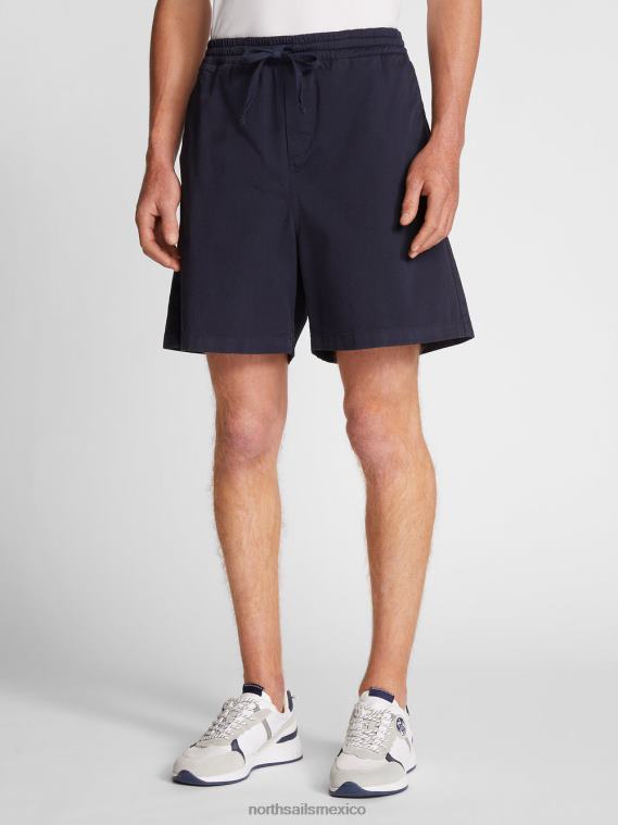 shorts chinos con cordón hombres Azul marino North Sails ropa 020NL1141
