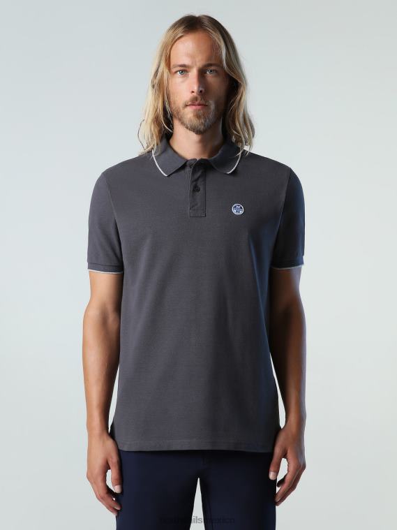 camisa polo estampada hombres asfalto North Sails ropa 020NL940