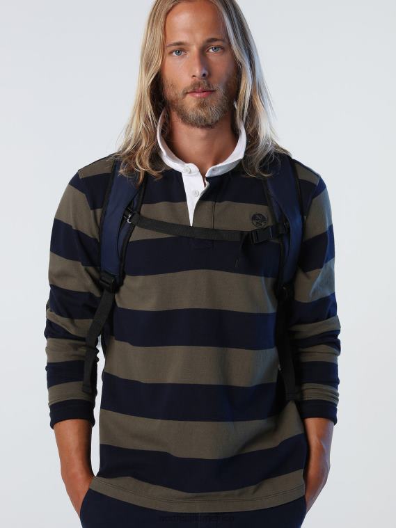 polo a rayas hombres combo 2 North Sails ropa 020NL1002