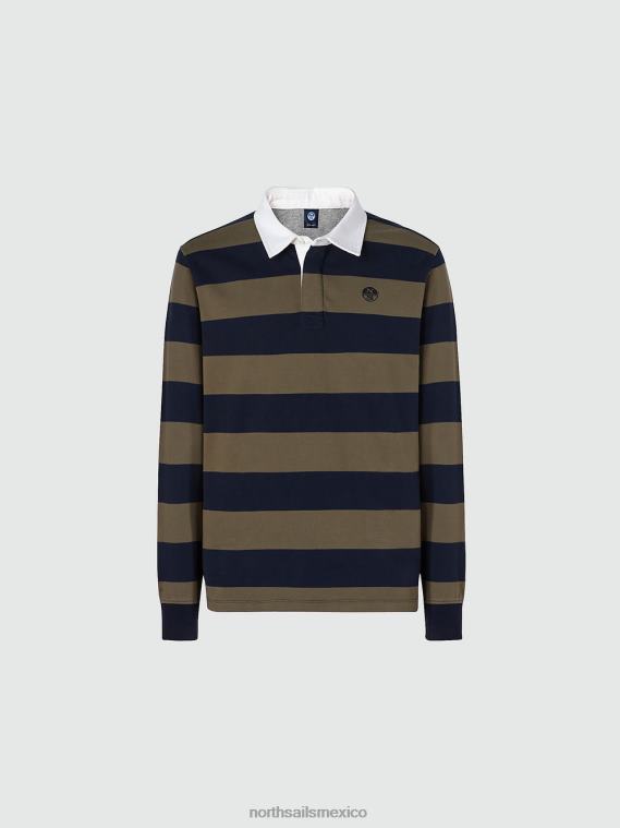 polo a rayas hombres combo 2 North Sails ropa 020NL1002
