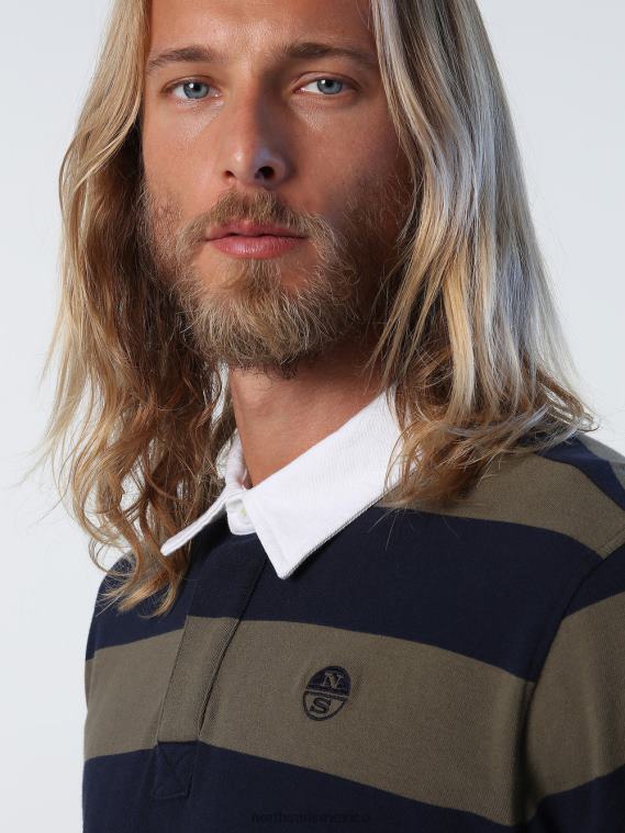 polo a rayas hombres combo 2 North Sails ropa 020NL1002