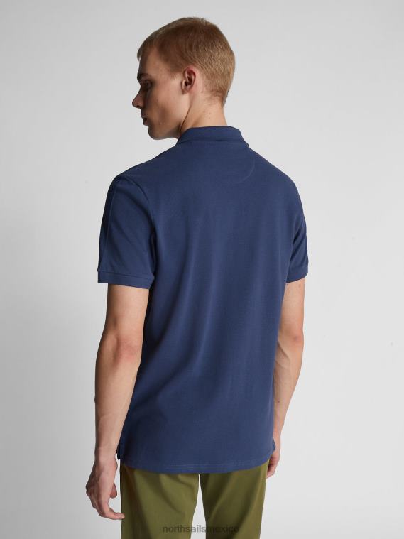 polo con logo en el pecho hombres Denim oscuro North Sails ropa 020NL1203