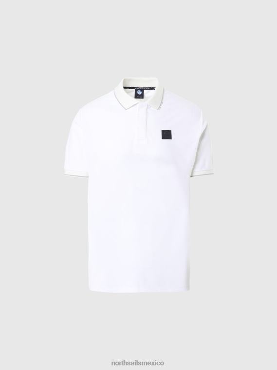polo coolmax hombres blanco North Sails ropa 020NL107