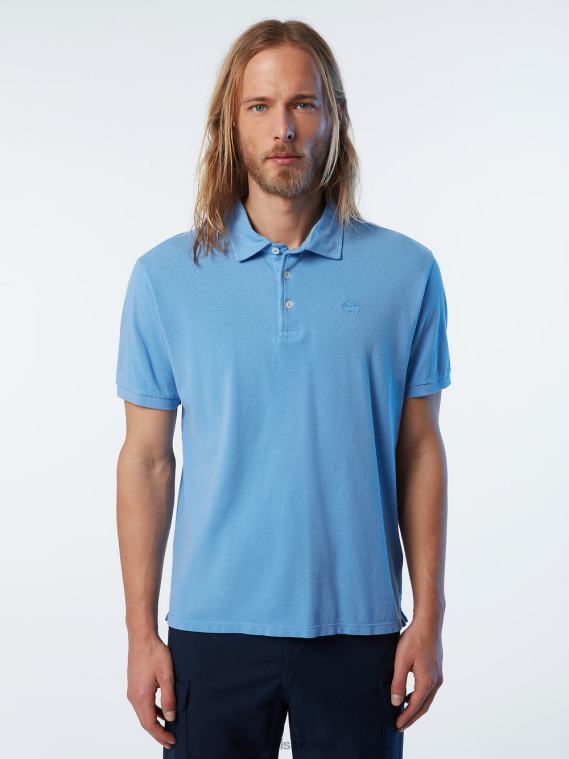 polo de algodón orgánico nuevo hombres azul aciano North Sails ropa 020NL112