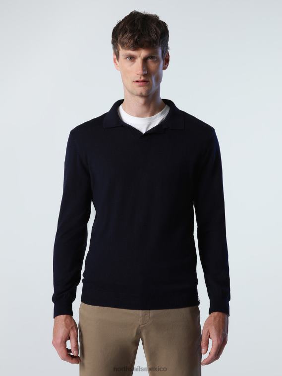 polo de hidrolana hombres Azul marino North Sails ropa 020NL867