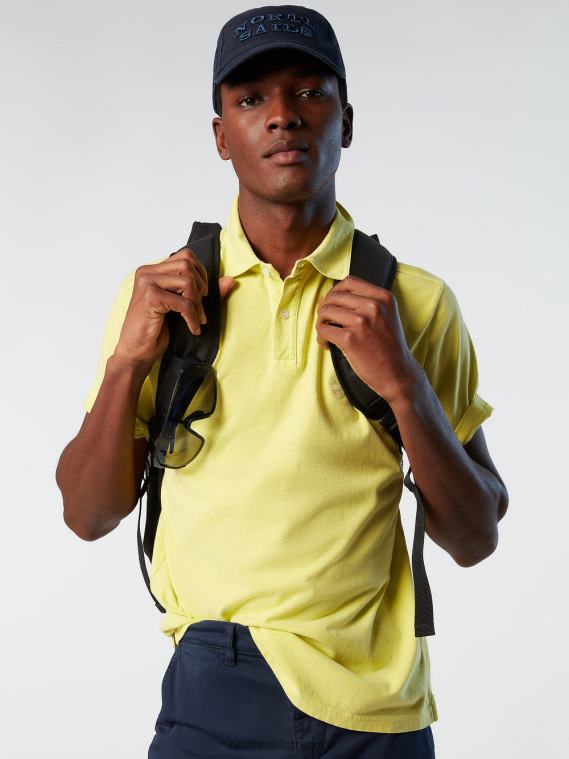 polo de punto reciclado hombres azufre ligero North Sails ropa 020NL88