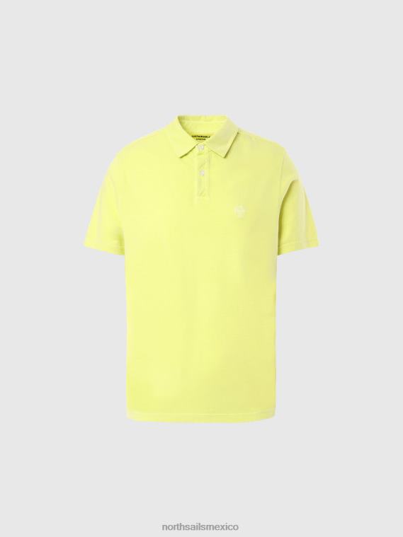 polo de punto reciclado hombres azufre ligero North Sails ropa 020NL88