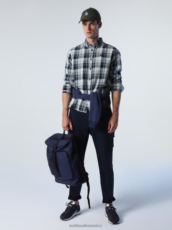 camisa de algodón a cuadros hombres combinación 3 North Sails ropa 020NL841