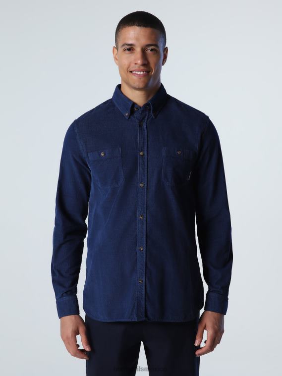 camisa de pana hombres Azul marino North Sails ropa 020NL970