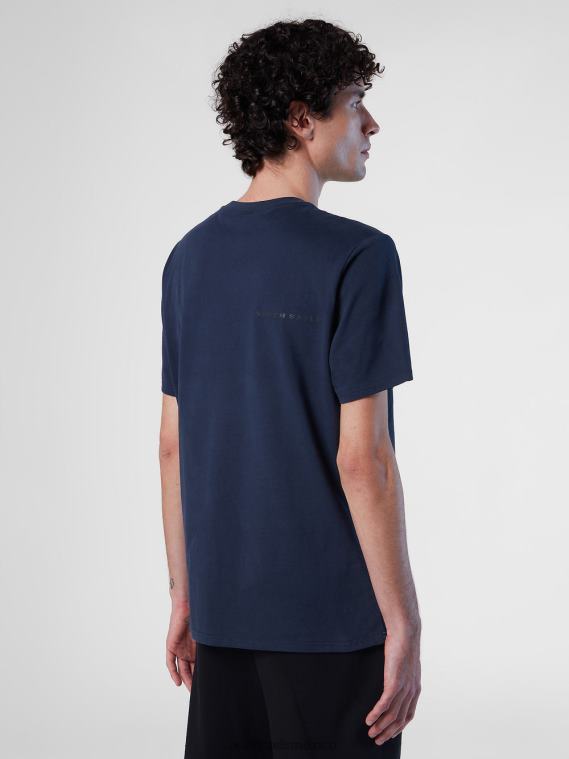 camiseta con bolsillo en el pecho hombres Azul marino North Sails ropa 020NL191