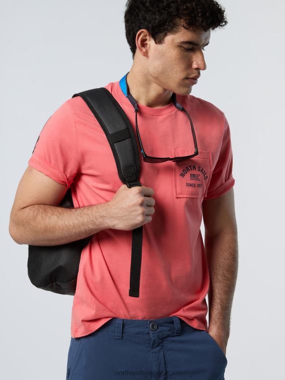camiseta con bolsillo en el pecho hombres coral especiado North Sails ropa 020NL162