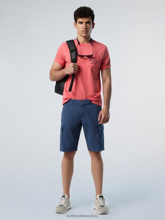camiseta con bolsillo en el pecho hombres coral especiado North Sails ropa 020NL162