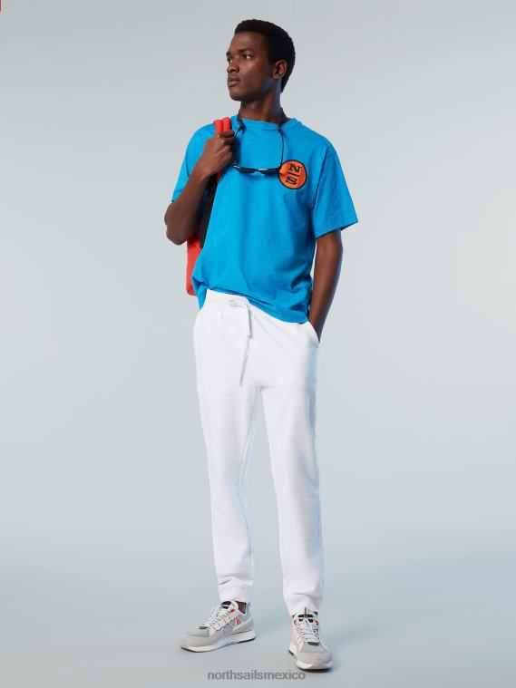 camiseta con estampado gráfico hombres turquesa North Sails ropa 020NL151