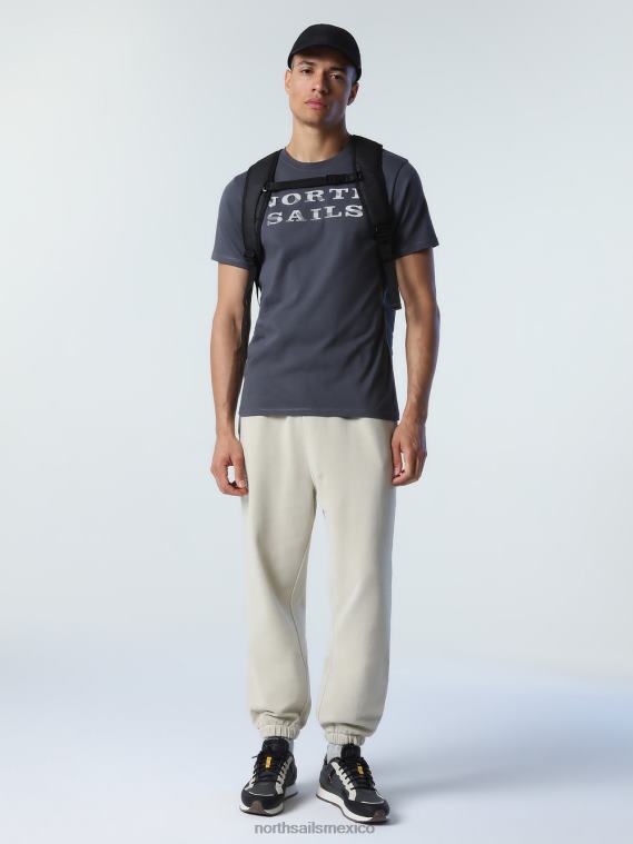 camiseta con letras hombres asfalto North Sails ropa 020NL1000