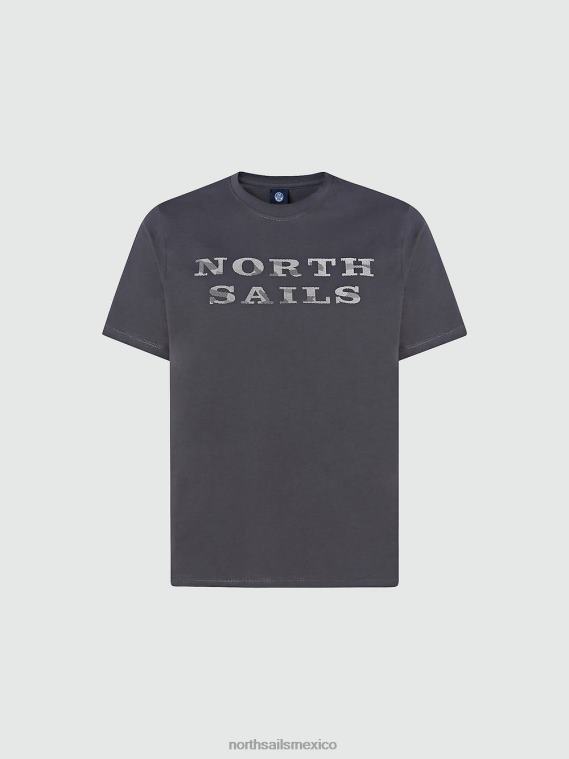 camiseta con letras hombres asfalto North Sails ropa 020NL1000
