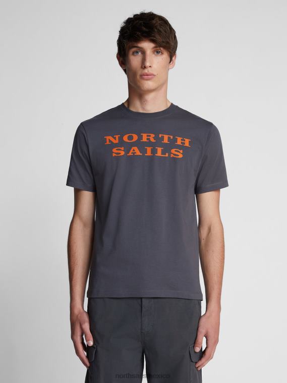 camiseta con letras hombres asfalto North Sails ropa 020NL1264