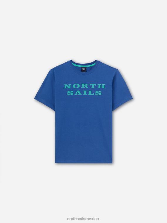 camiseta con letras hombres océano azul North Sails ropa 020NL1261
