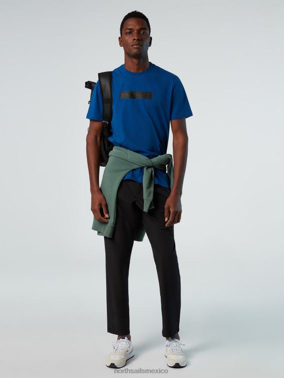 camiseta con logo reflectante hombres océano azul North Sails ropa 020NL167