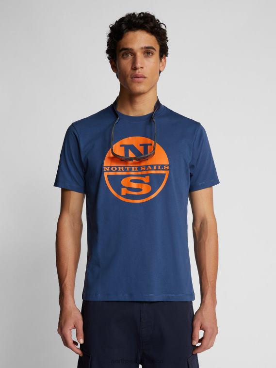 camiseta con maxilogotipo hombres Denim oscuro North Sails ropa 020NL1134