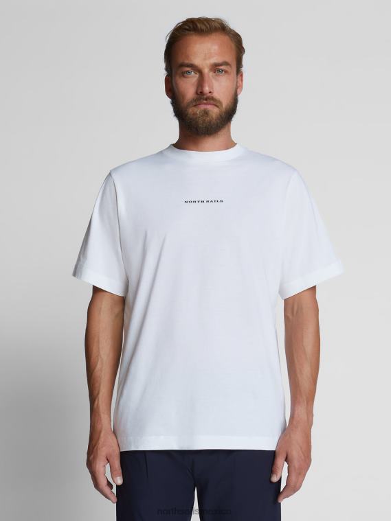 camiseta de gran tamaño hombres blanco North Sails ropa 020NL1252