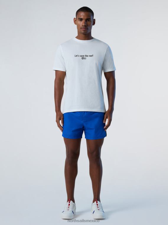 camiseta de jardineros de coral hombres Blanco como la nieve North Sails ropa 020NL131