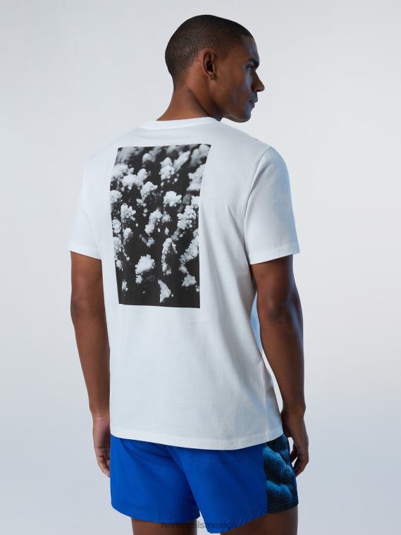 camiseta de jardineros de coral hombres Blanco como la nieve North Sails ropa 020NL131