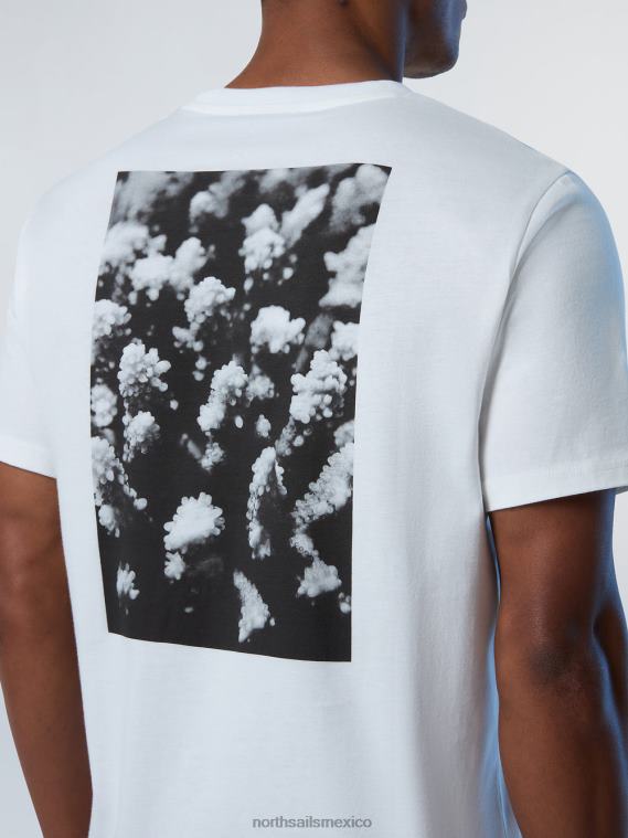 camiseta de jardineros de coral hombres Blanco como la nieve North Sails ropa 020NL131