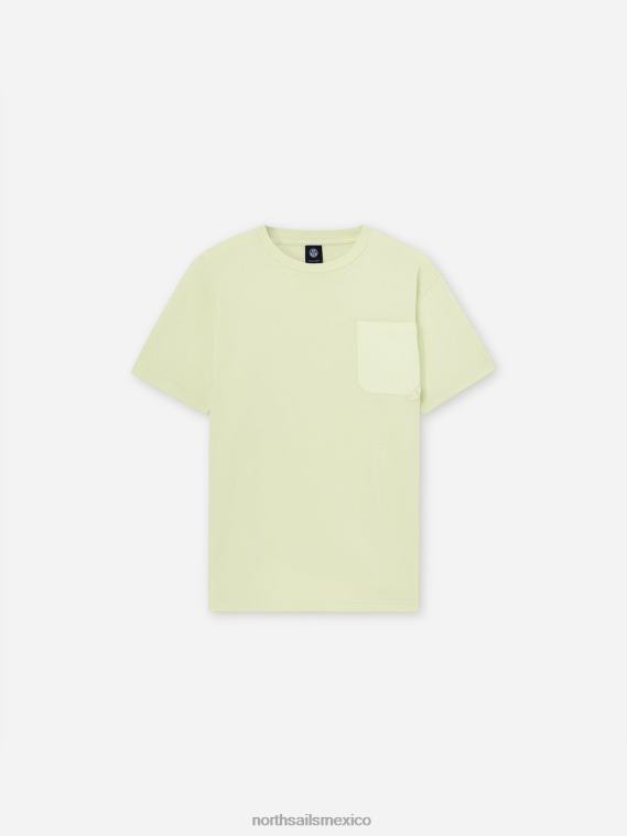 camiseta de manga corta hombres algas North Sails ropa 020NL1100