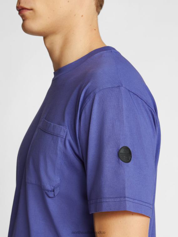 camiseta de manga corta hombres ola azul North Sails ropa 020NL1101