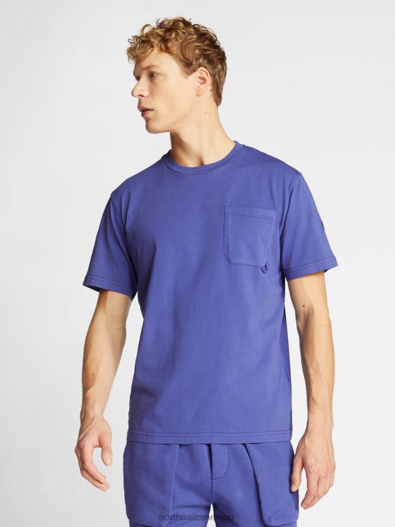 camiseta de manga corta hombres ola azul North Sails ropa 020NL1101