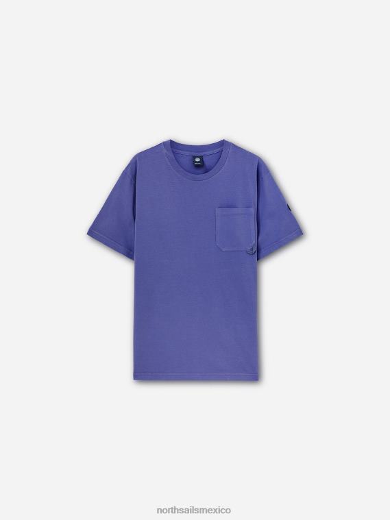 camiseta de manga corta hombres ola azul North Sails ropa 020NL1101