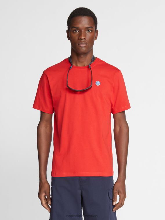 camiseta de manga corta hombres rojo North Sails ropa 020NL1271