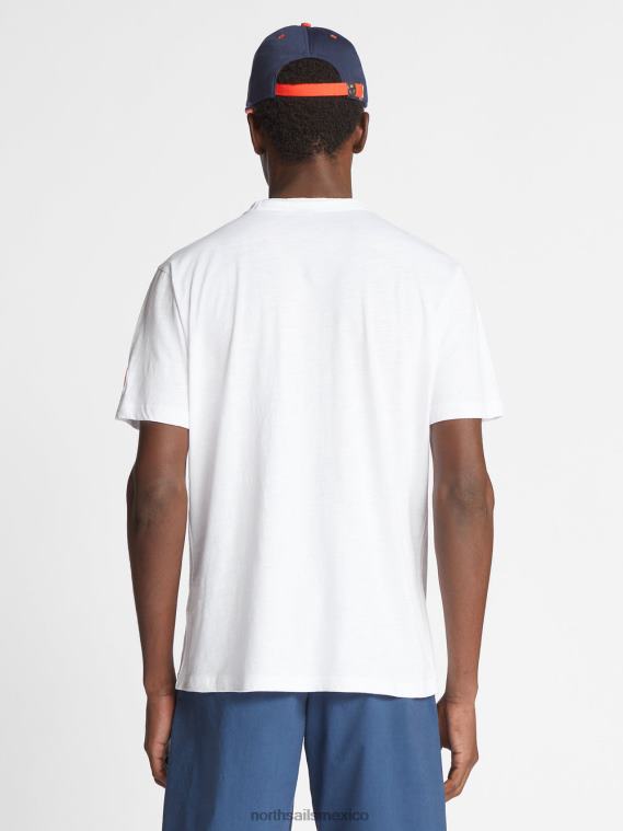 camiseta estampada hombres blanco North Sails ropa 020NL1121