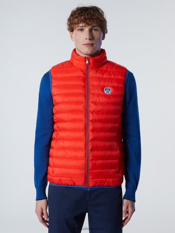 chaleco crozet hombres naranja brillante North Sails ropa 020NL43
