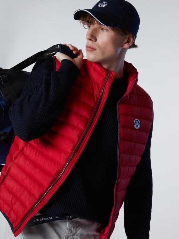 chaleco crozet hombres rojo North Sails ropa 020NL41