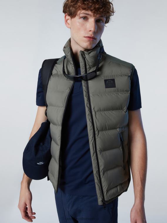 chaleco utilitario hombres verde militar North Sails ropa 020NL25