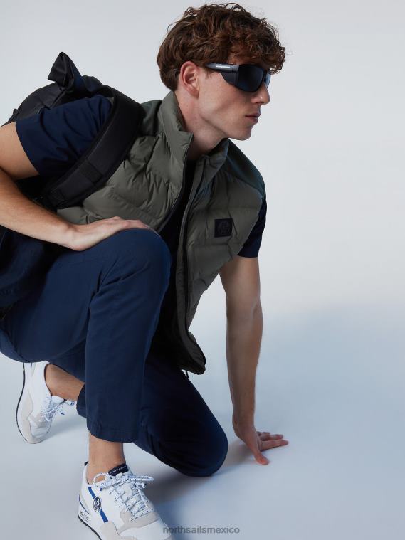 chaleco utilitario hombres verde militar North Sails ropa 020NL25