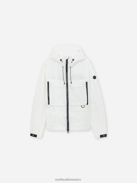 chaqueta con capucha hombres blanco North Sails ropa 020NL1191